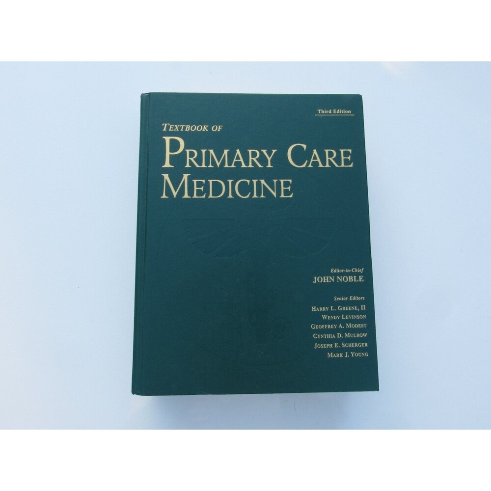 Primary Care Medicine Noble 2001 Third Ed Medical Textbook Mosby
